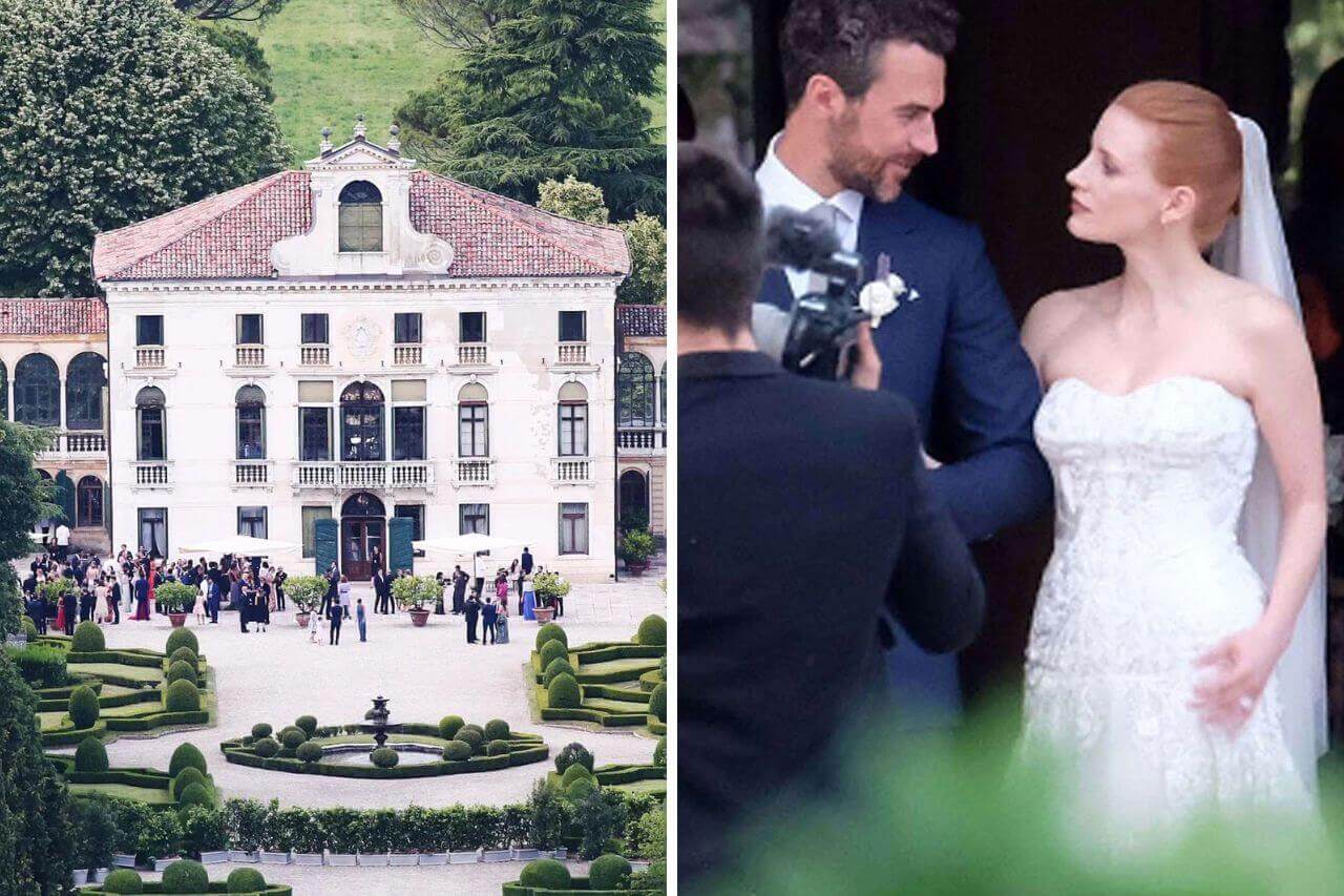 Jessica Chastain and Gian Luca Passi de Preposulo