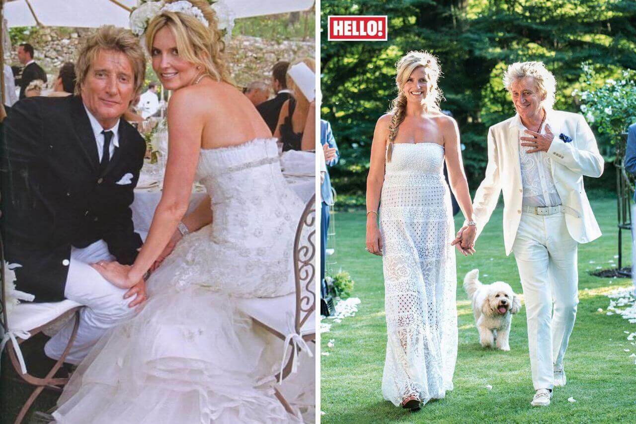 Rod Stewart and Penny Lancaster