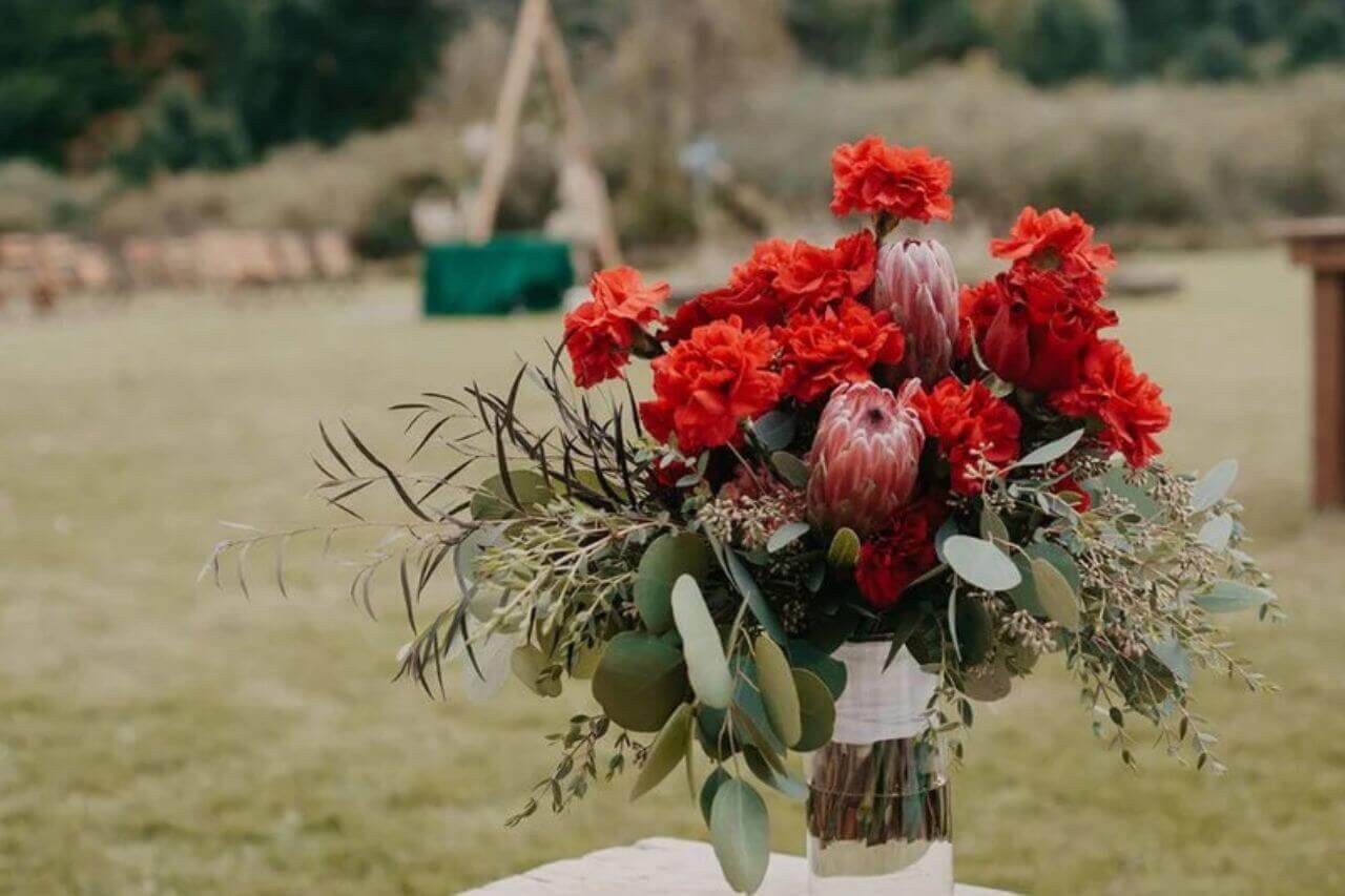 Carnation wedding flowers