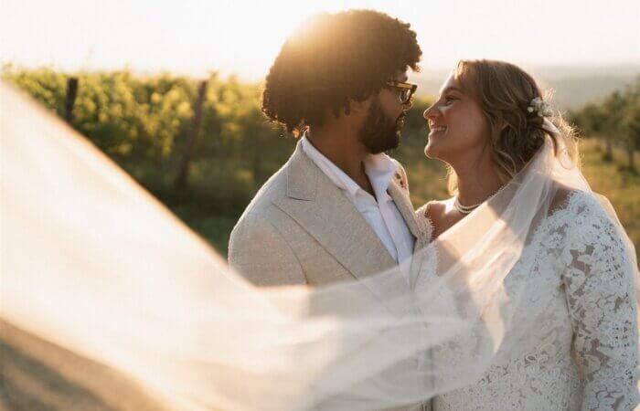 Leah & Ian's Dreamy Vineyard Wedding in Marche, Italy