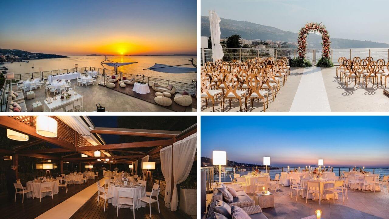 Wedding Spaces and Capacities at Hotel Mediterraneo Sorrento